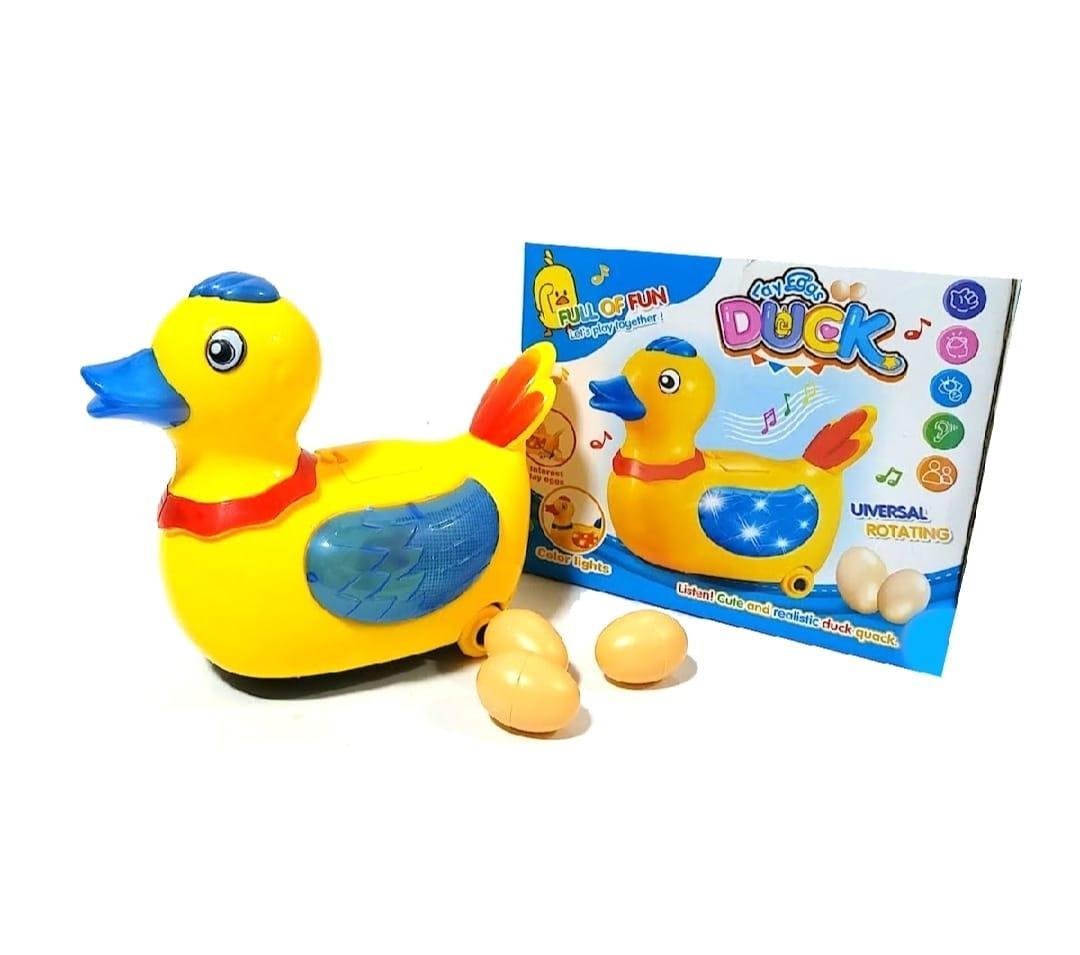 1 Pc Musical Electric Lay Eggs Duck Toys For Kids
